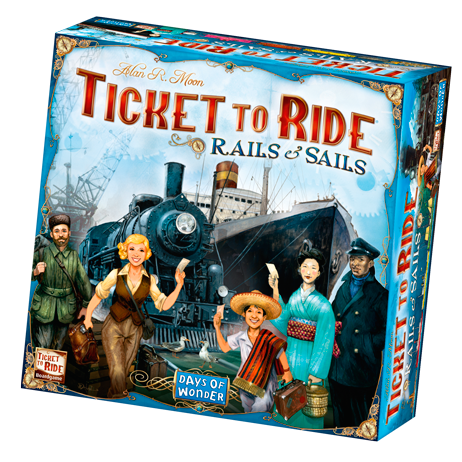 Ticket to Ride - Rails & Sails (Board Game) :www.mightylancergames.co.uk