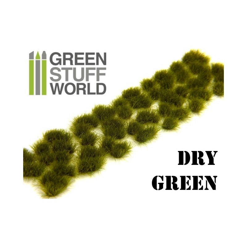 Dry Green Grass Tufts 6mm - Green Stuff World 1246