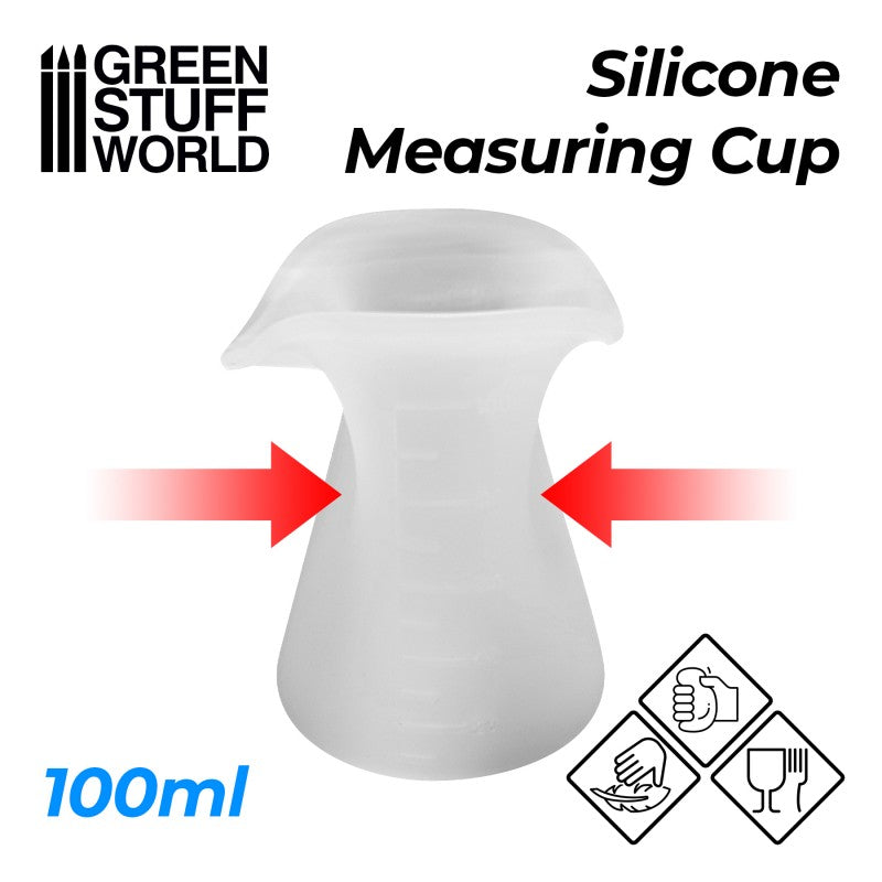 Silicone Measuring Cup 100ml (2417) - Green Stuff World