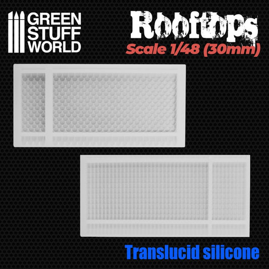  Rooftops Silicone Moulds 1/48- ...