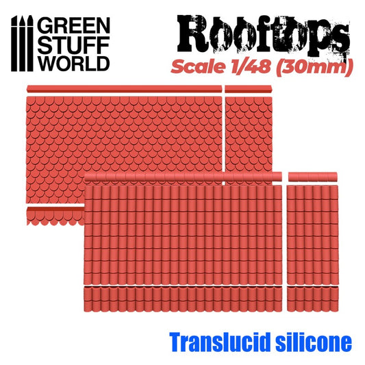  Rooftops Silicone Moulds 1/48- ...