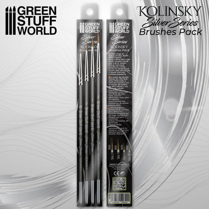 SILVER SERIES Kolinsky Brush Set 10193 - Green Stuff World