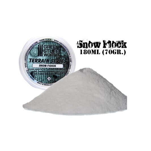 Snow Flock Powder- 180 ml - Gree...