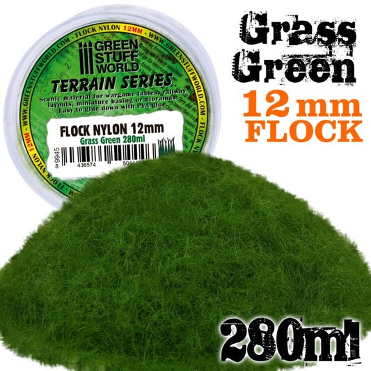 Flock Nylon - 12mm - Green Stuff...