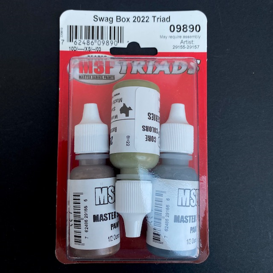 Reaper Miniatures ReaperCon 2022 Swag Box triad from the master series paint range