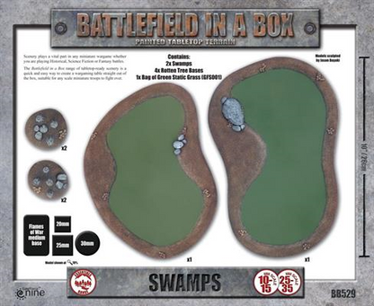 Swamps - Battlefield in a Box (BB529) :www.mightylancergames.co.uk