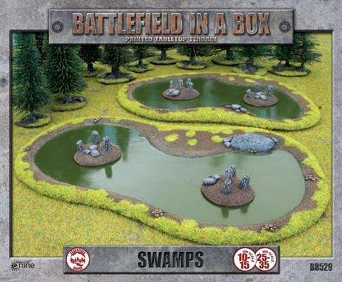 Swamps - Battlefield in a Box (BB529) :www.mightylancergames.co.uk