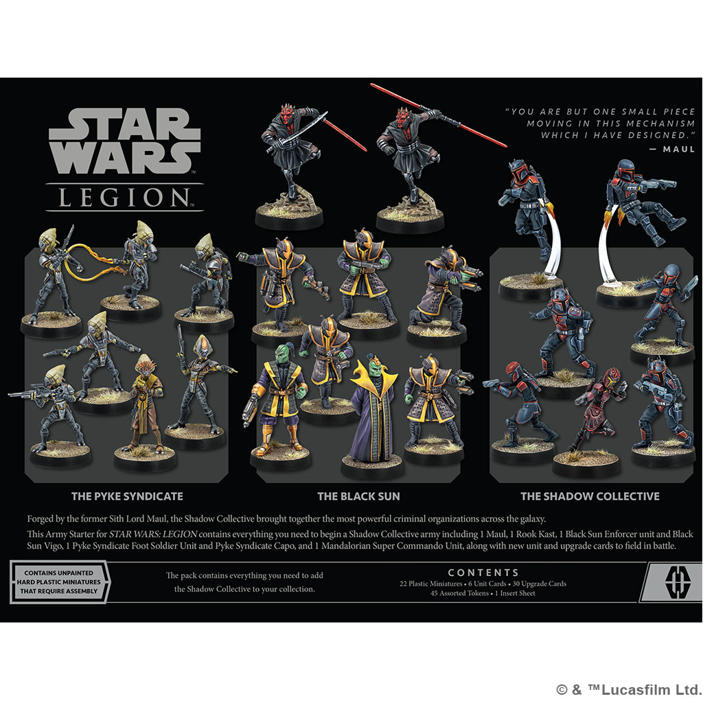 Shadow Collective Starter Set - Star Wars Legion