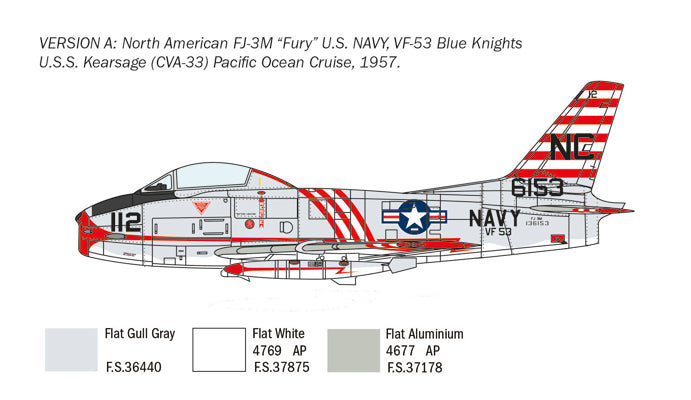 North American FJ-2/3 Fury - Italeri 1:48 scale - 2811