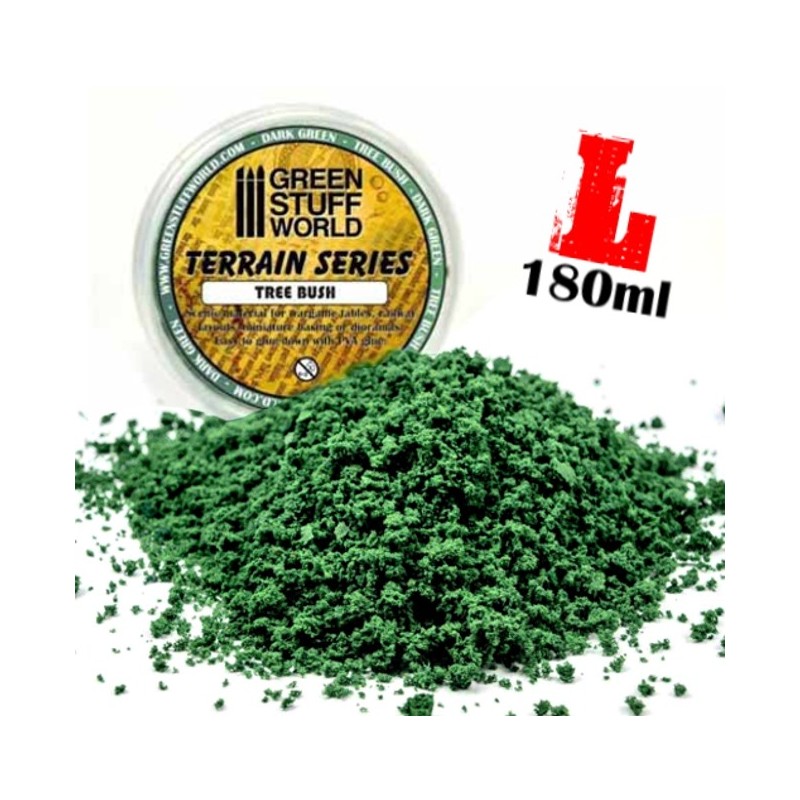 Tree Bush Foliage - Dark Green - 180 ml - Green Stuff World -9070