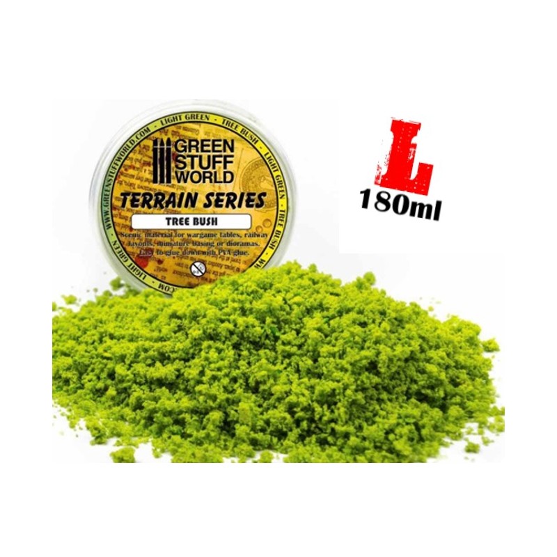 Tree Bush Foliage - Light Green - 180 ml - Green Stuff World -9072