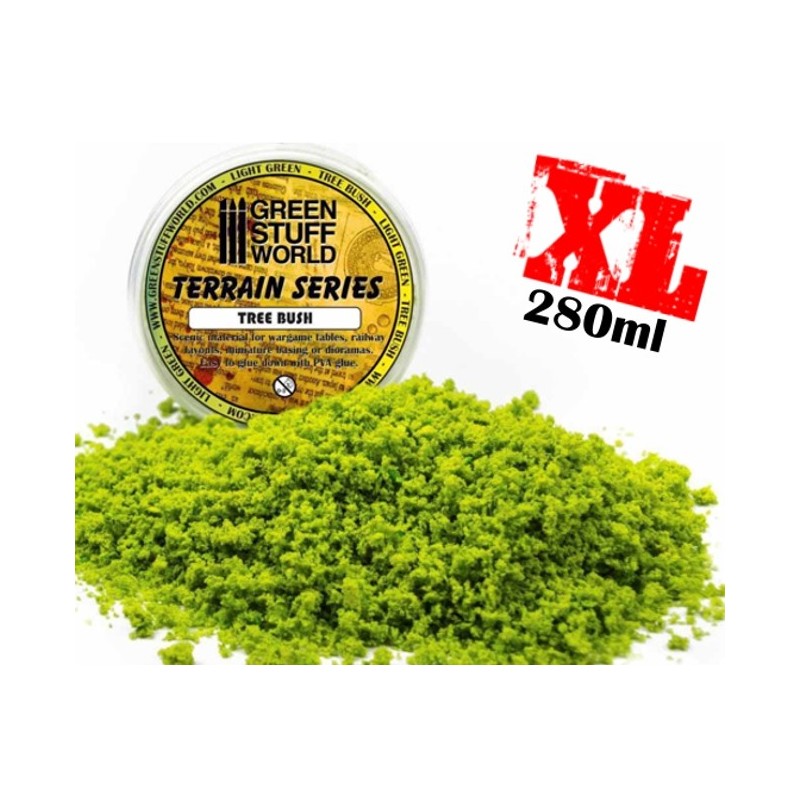 Tree Bush Foliage - Light Green - 280 ml - Green Stuff World -9073