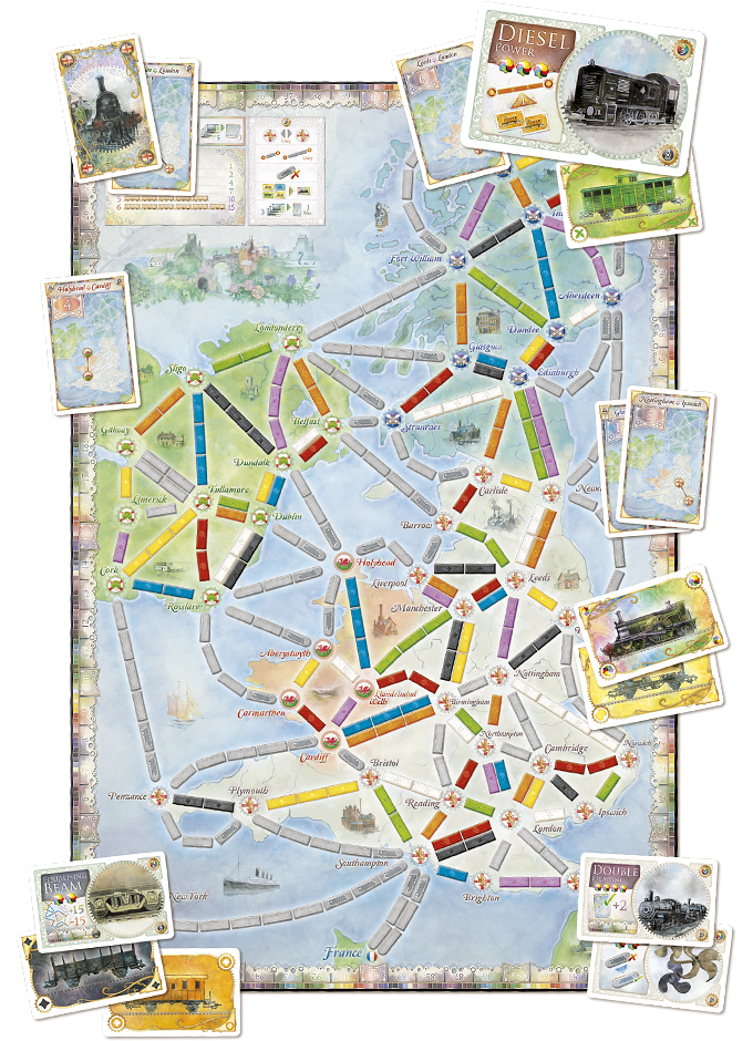 Ticket to Ride - United Kingdom & Pennsylvania: www.mightylancergames.co.uk