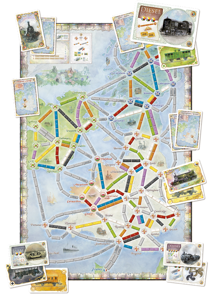 Ticket to Ride - United Kingdom & Pennsylvania: www.mightylancergames.co.uk