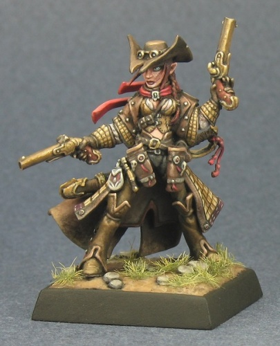 Pathfinder Miniatures -60085: Lirianne, Gunslinger by Bobby Jackson: www.mightylancerames.co.uk