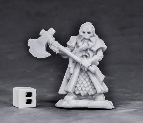 reaper miniatures dwarf fighter