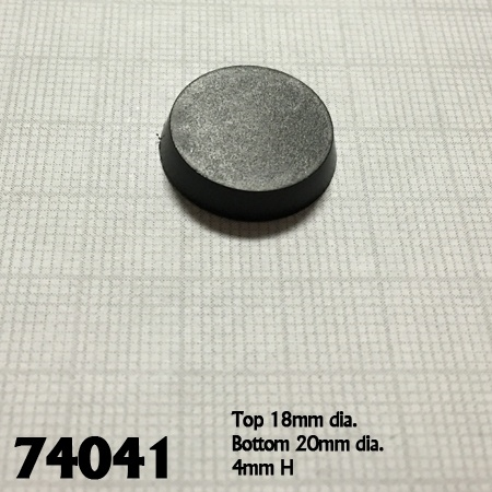 25 Pack of 20mm Round Plastic Fl...