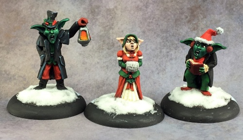 Reaper 01592 - 12 Days of Reaper - Goblin Carolers by Bob Ridolfi: www.mightylancergames.co.uk