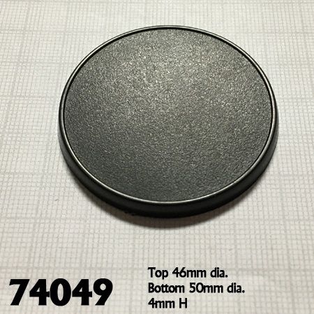 74049: 50mm Round Gaming Base 