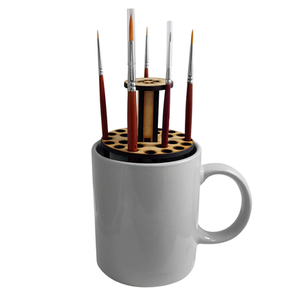 Mug o’ Brush – Paint Brush Stand- Colour Forge -MDFMOB