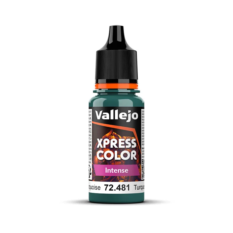 Vallejo Intense Heretic Turquoise Xpress Color Hobby Paint 18Ml