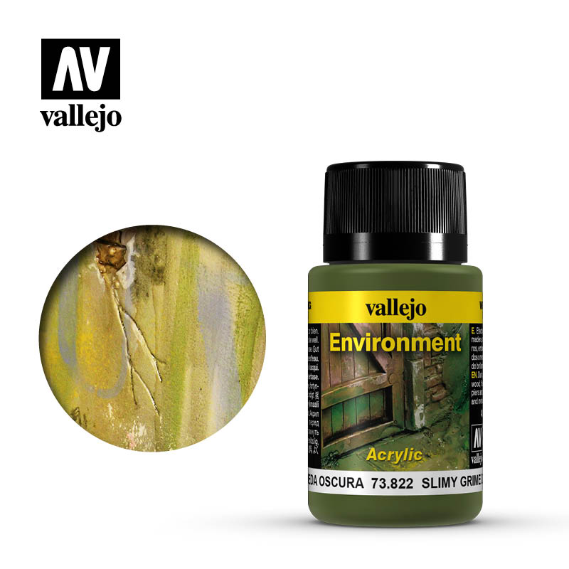 73.822 Slimy Grime Dark - Weathering Effects - Vallejo Acrylic