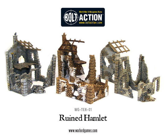 ruined hamlet plastic bolt action 28mm kit