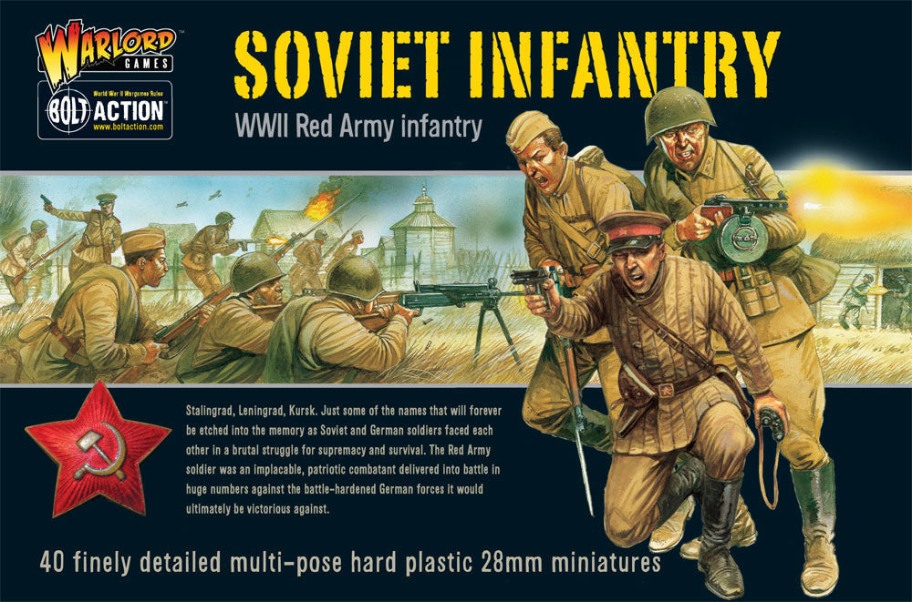 Soviet Infantry - Soviet Union (Bolt Action) :www.mightylancergames.co.uk 