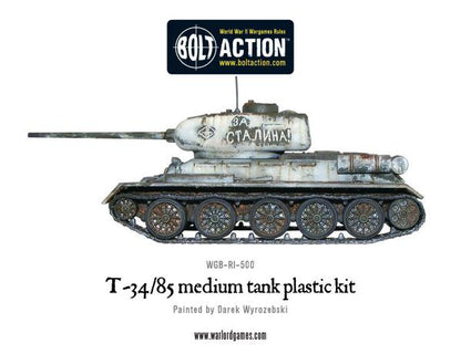 T-34/85 Medium Tank - Soviet (Bolt Action) :www.mightylancergames.co.uk 