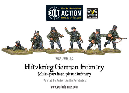 German Blitzkrieg Infantry (Bolt Action) :www.mightylancergames.co.uk