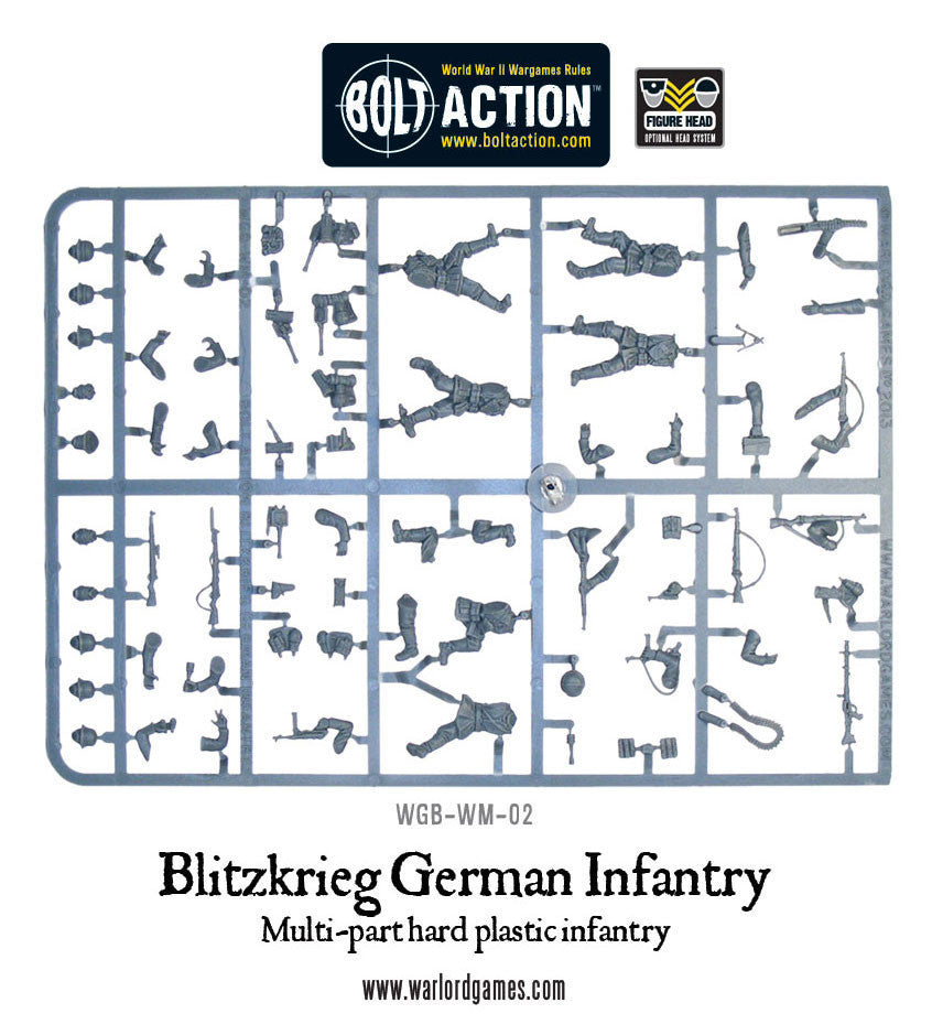 German Blitzkrieg Infantry (Bolt Action) :www.mightylancergames.co.uk