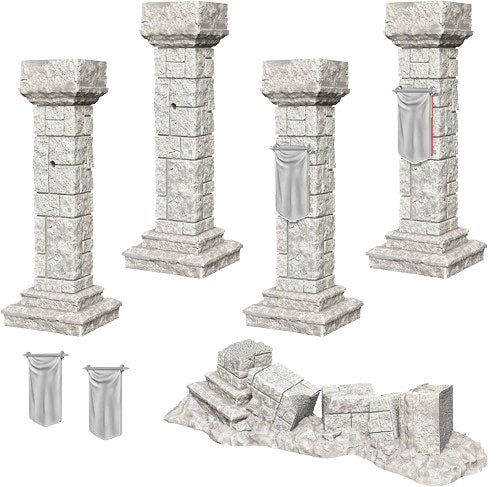 Pillars & Banners - 90046 (Wizkids UPM) :www.mightylancergames.co.uk 