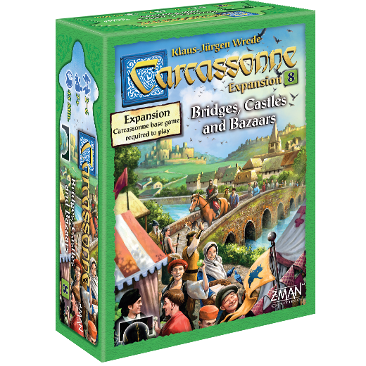 CARCASSONNE EXPANSION 8: BRIDGES, CASTLES & BAZAARS